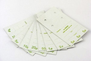 Przywieszki do worka jednostkowego na monety obiegowe 2 zł (100 szt.)